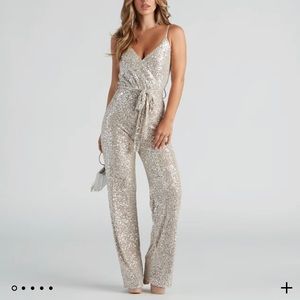 Windsor Sequin Jumpsuit